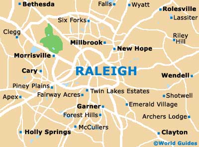 Small Raleigh Map