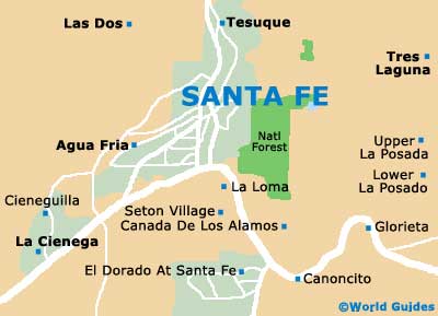 Small Santa Fe Map