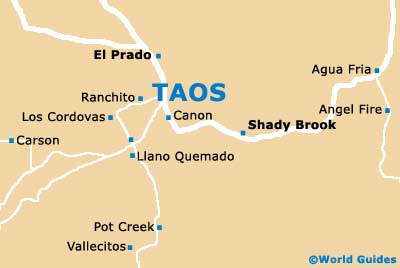Small Taos Map