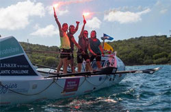 Image of the Yorkshire Rows team and their boat