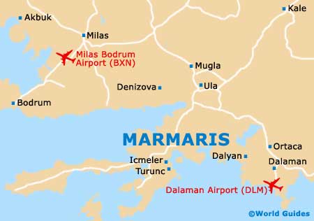 Small Marmaris Map