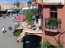 Rooftop view of the city centre