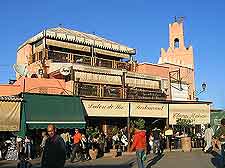 Photo of central shops and eateries