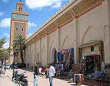 View of a lively souk (souq)