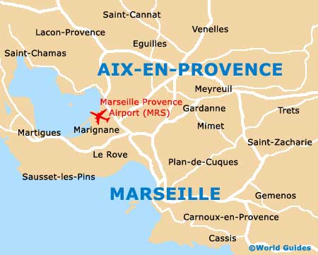 Small Aix en Provence Map