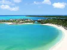 View of the tropical coastline