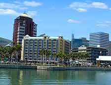 Different view of the Caudan Waterfront in Port Louis