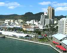 Scenic waterfront view, photo of Port Louis