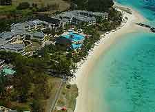 View of the Residence Mauritius Hotel on Coastal Road, Belle Mare