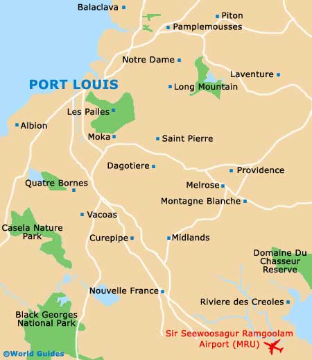 Small Mauritius Map