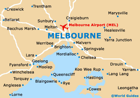 Small Melbourne Map