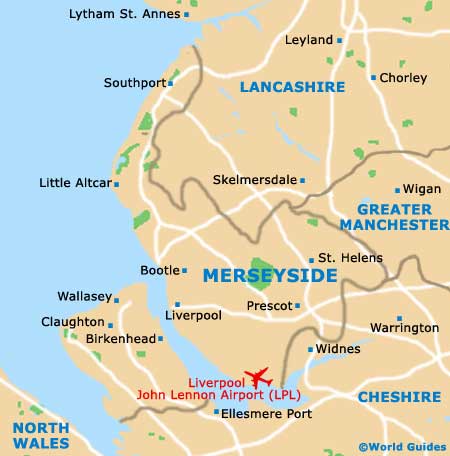 Merseyside Map