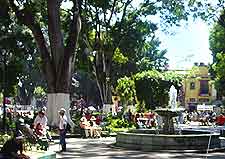 Picture of stone fountain in Alameda Central