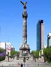 Photo of the famous Angel of Independence