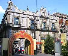 View of the historic Coyoacan district