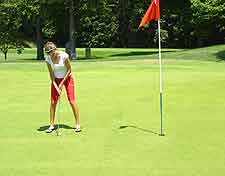 View of the green