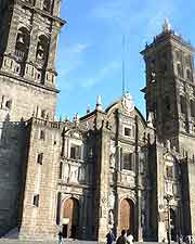 Puebla cathedral photograph