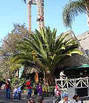 Picture of the Six Flags theme park