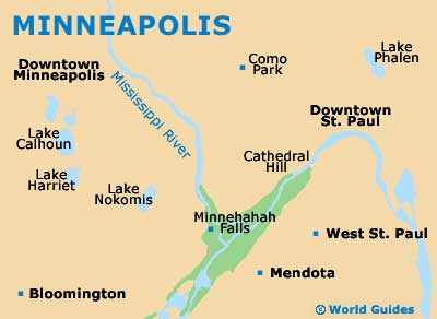 Small Minneapolis Map