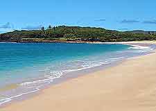 Image of the expansive Papohaku Beach