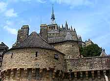 Further view of Mont Saint Michel Abbey (Abbaye)