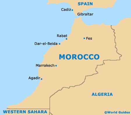 Map of Morocco