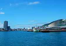 Picture of the coastline and Ioujima district