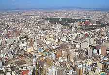 Aerial cityscape picture