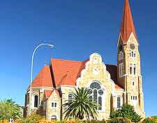 Image of the eye-catching Christ Church (Christuskirche) in Windhoek