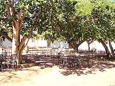 Further view of alfresco dining option at the Etosha National Park