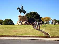 Equestrian statue in Windhoek, erected as a war memorial