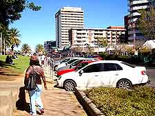 View of a busy Windhoek street
