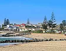 Beachfront picture taken at the seaside city of Swakopmund