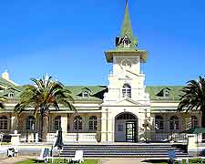 Photo of famous hotel in Swakopmund
