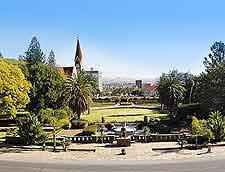 View of the Parliament Gardens at Windhoek