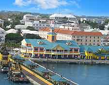 Image of waterfront attractions in Nassau