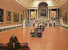 Interior picture of the National Gallery