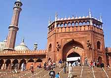 Photo of the New Delhi Jama Masjid mosque
