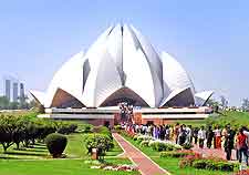 Image showing the Bahai Temple (Lotus Temple)