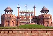 Further view of Old Delhi's Red Fort