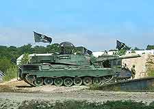 Image of tank on exhibit at the Bovington Tank Museum, Dorset, England, UK