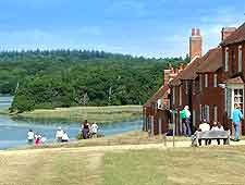 Different picture of waterfront at Bucklers Hard