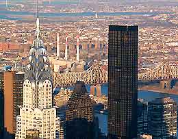 View of New York featuring the Chrysler Building
