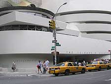 Photograph showing the Solomon R. Guggenheim Museum