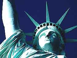 Image of New York's iconic Statue of Liberty