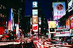 Night view of Times Square