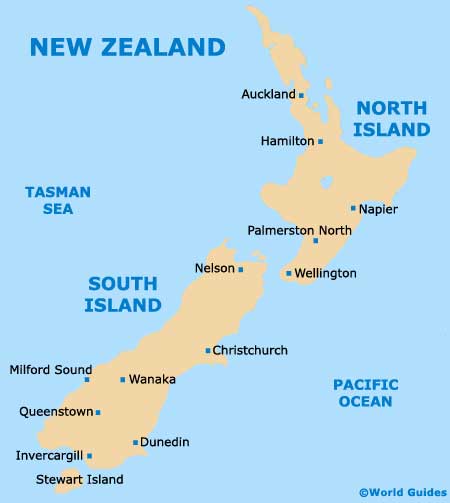 New Zealand Map