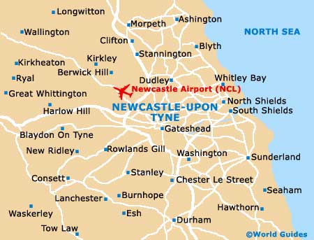 Small Newcastle Map