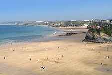 Image of Towan Beach at Newquay, Cornwall, England, near Wadebridge