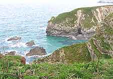 Coastal view of Newquay